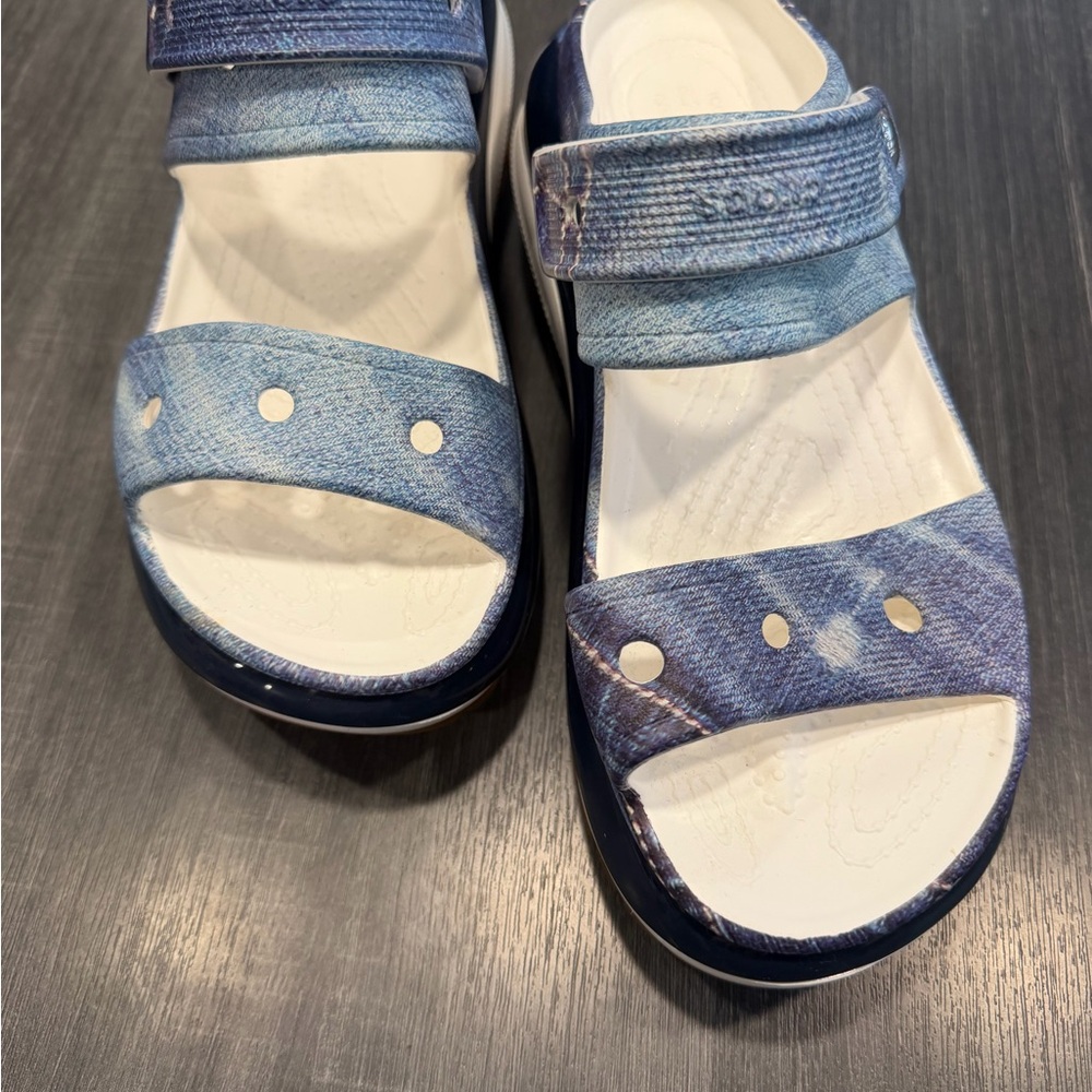 CROCS Denim Blue Women's Sandals